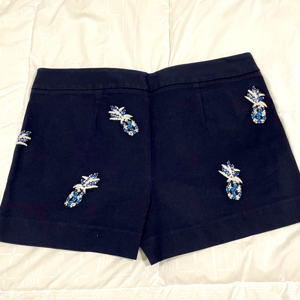 Fun pineapple beaded shorts